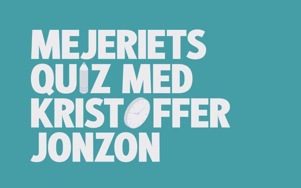 Quiz med Kristoffer Jonzon