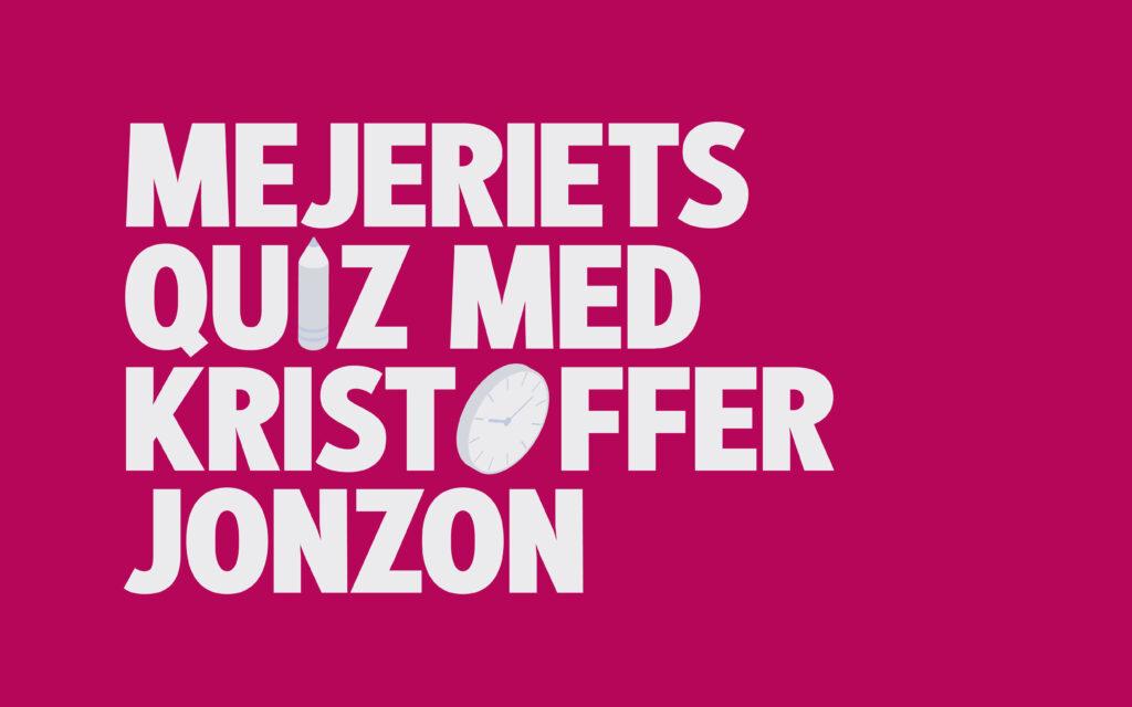 Quiz med Kristoffer Jonzon